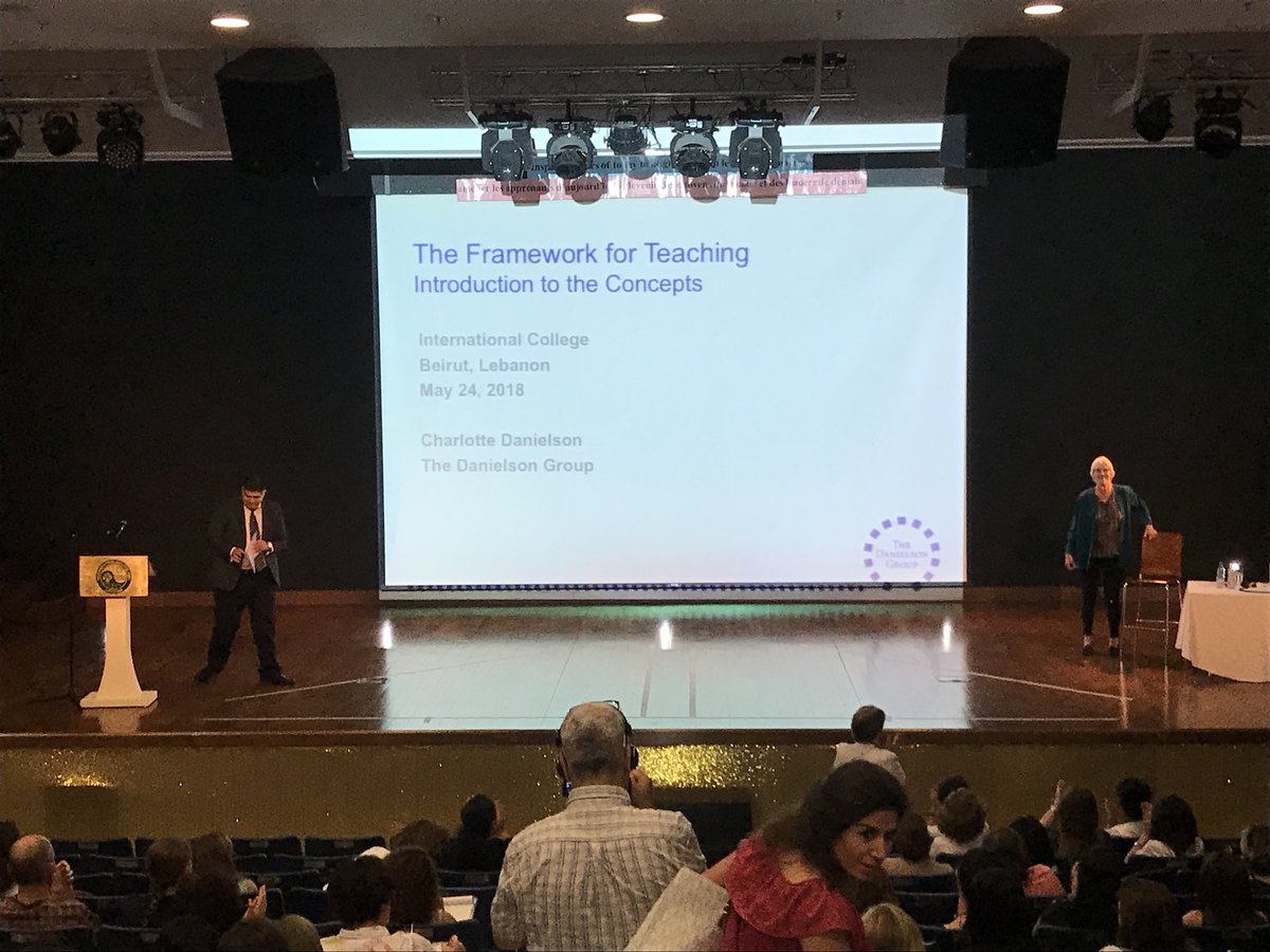 IC_Lebanon's tweet image. #DanielsonFramework session underway at IC Ras Beirut. Very interesting and enriching In-Service Day ahead.