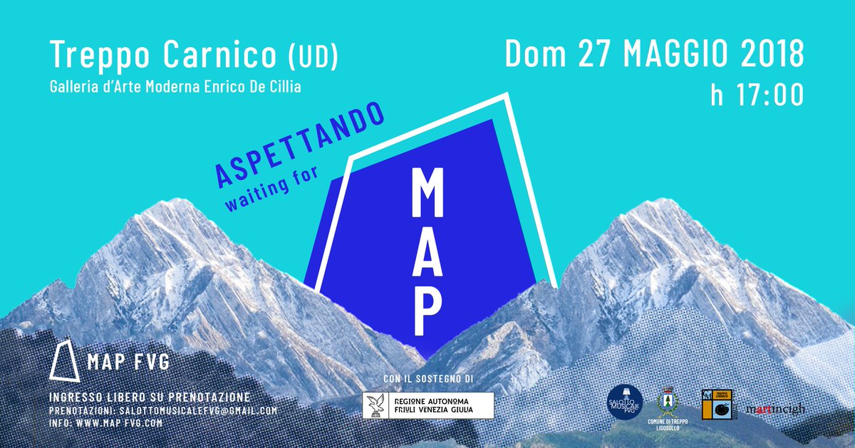 krishnadeltoso's tweet photo. Il #SalottoMusicaleFvg va in #Carnia, in attesa del #MapFvg.

Dom #27maggio
H 17:00

Galleria d'Arte Moderna Enrico De Cillia, #TreppoCarnico.
👉 https://t.co/kpkDMCINQo
[ingresso libero, posti limitati, prenotazione obbligatoria]

#eventi: #musica insolita &amp; #arte in #fvg. https://t.co/klUSL7ZYSy