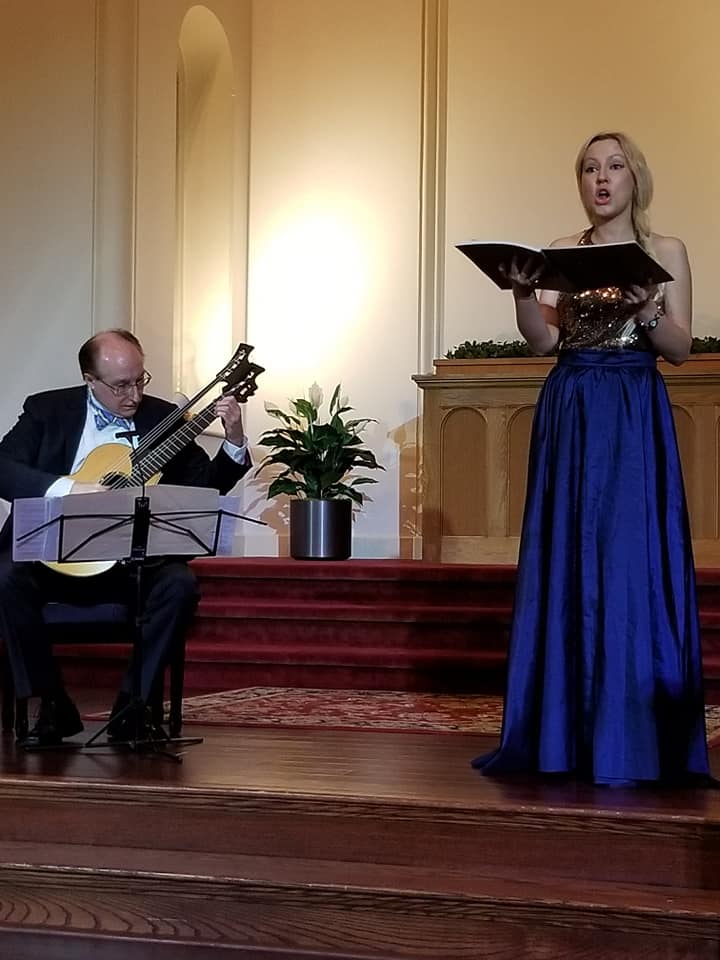 Ewing .New Jersey USA
Great recital in 1867 Sanctuary Performing Arts Center” 
Recital of the Duo Sopran Dominika Zamara and Classical Guitarist Stanley Alexandrowicz
my dress Agnes Agnieszka Wuyam
#music #Opera #ClassicalMusic #concert #NewJersey #USA #America