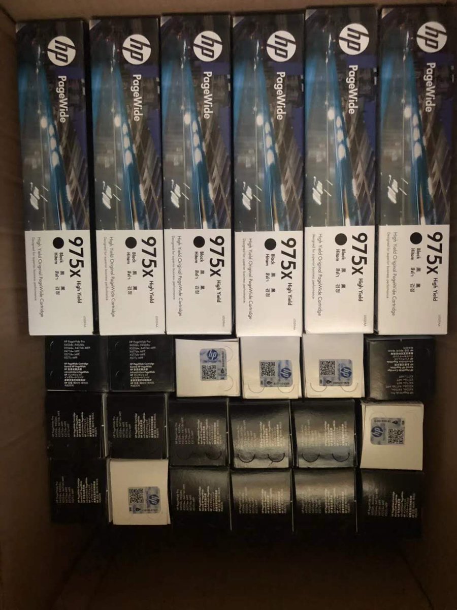 moyangoffice's tweet photo. HP 975XL Original Ink Cartridge arrival,used for X452 x552 x477 x577 dn/dw printer Welcome to consult. 
#printer #hp #original #office #cartridge
Email:  li@moyangoffice.com
Skype: jackzhifeng https://t.co/ithBRy68K8