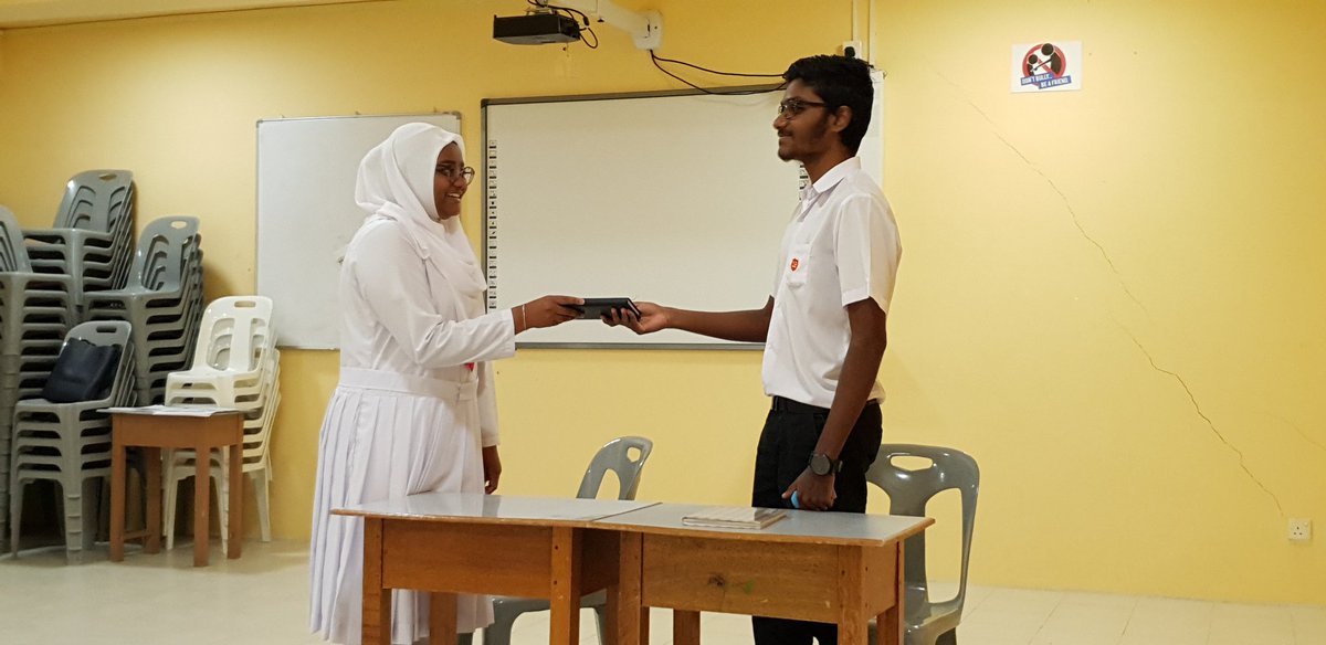 eduGS_53's tweet photo. Jalaluddin School's BTEC A' Level Students Presenting a Role Play on Customer Service (24/05/2018).
@EducationMV @UfaaMv @aishathshiham https://t.co/cemrm4H08z
