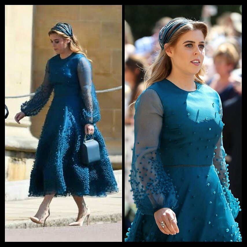 deevasoles's tweet photo. Princess Beatrice looked fab on the day in a dress by Roksanda Viola.
#princessbeatrice
#royalwedding2018
#roksandaviola
#deevasoles https://t.co/mmdEOcGfs6