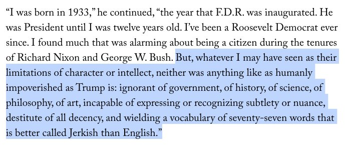 kianram's tweet photo. Der grossartige (und leider vorgestern verstorbene) Philip Roth über den «menschlich verarmten» Donald Trump: https://t.co/nFM3nAAnIL