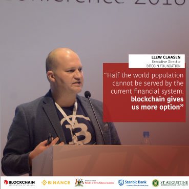 RT blockchainug: Half the worlds population cannot be served by the current financial system LlewClaasen BTCFoundation #AfricaBlockchainUG 

Half the worlds population cannot be served by the current financial systemLlewClaasen BTCFoundation #AfricaBlockc…