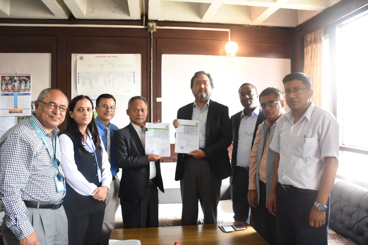 Ashish_K_C's tweet photo. UNICEF Nepal signs a 30 month Joint Workplan with Ministry of Health &amp; Population to contribute for improving the health, nutrition and development of mother, newborn and children @unicef_nepal @UN_EWEC @every_newborn @SustDev https://t.co/CdGV3D9Bg7