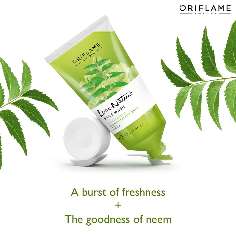oriflame neem face wash