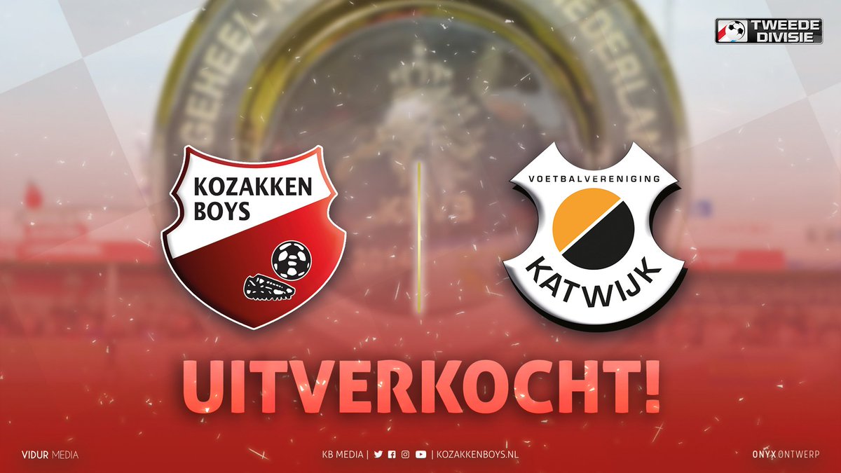 ✅ | Sportpark de Zwaaier is uitverkocht! 🙌🏼

bit.ly/2rUJhTF

#kozkat