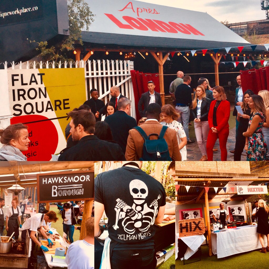 tobychappie's tweet photo. #Tasty @ChangeHsp #meatvsfish event last night in @flatironsquare to raise funds for @HospAction. Some delicious morsels!! @HawksmoorLondon @WrightBrosLTD @TJHutchinson @HIXRestaurants @Polpo @theshed_resto https://t.co/CtULVqt8al