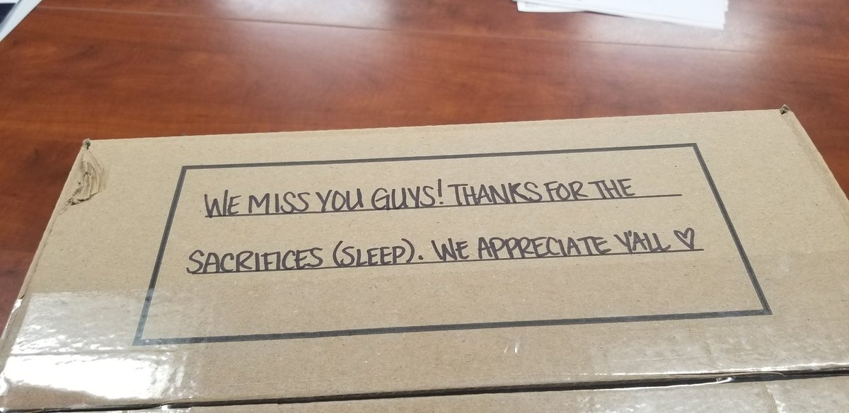 Came in to night shift to find treats!!! <a href="/homedepot530/">Home Depot 530</a> #thdinventoryprep2018