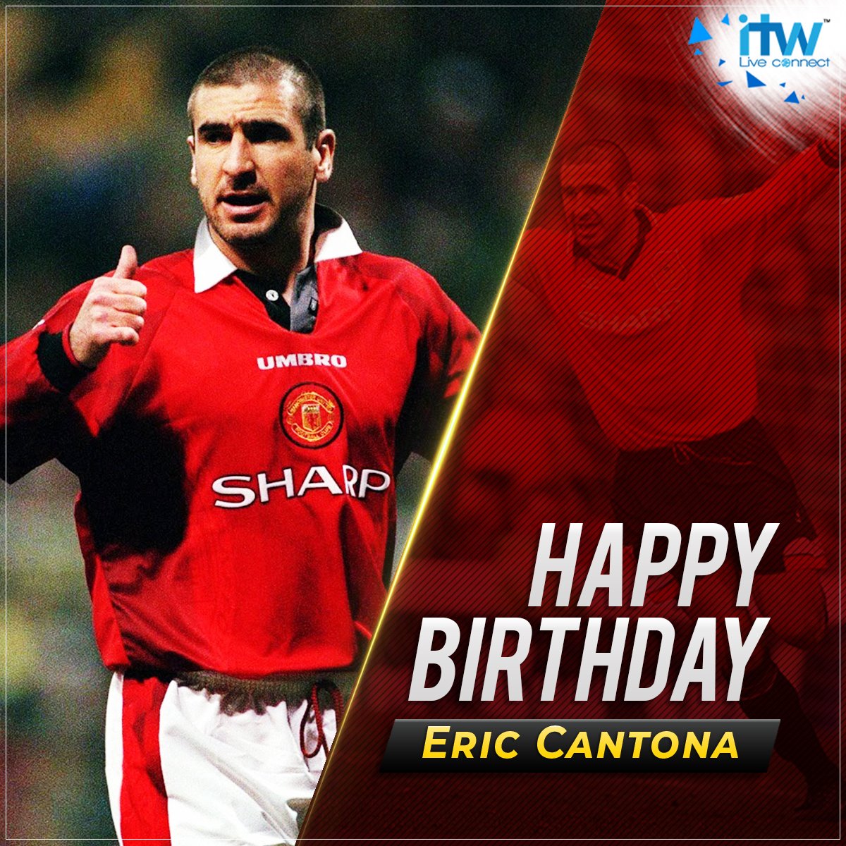 Wishing and Legend Eric Cantona a very Happy Birthday! \"The King\" turns 52 today. 