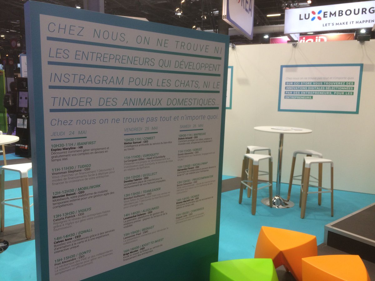 CCIstore's tweet photo. Tout au long de la journée, venez découvrir #CCIstore mais aussi 6 solutions #B2B 100% digitales pour accélérer la croissance de votre entreprise ! 👋 Come say hi ▶️ stand B19 ! https://t.co/rh7Rs9snwz