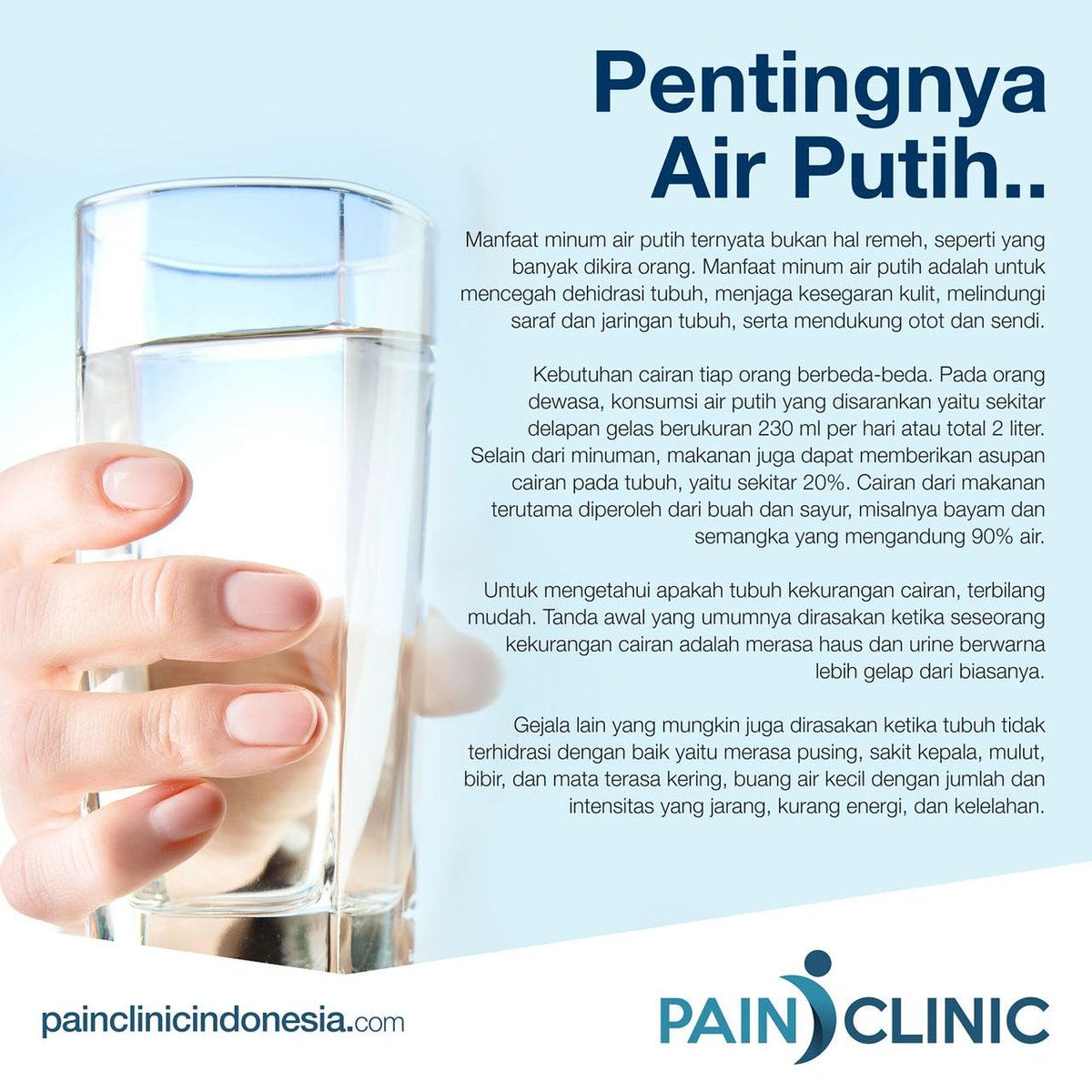 Manfaat Minum  Air  Putih Yang Banyak  Seputar Minuman