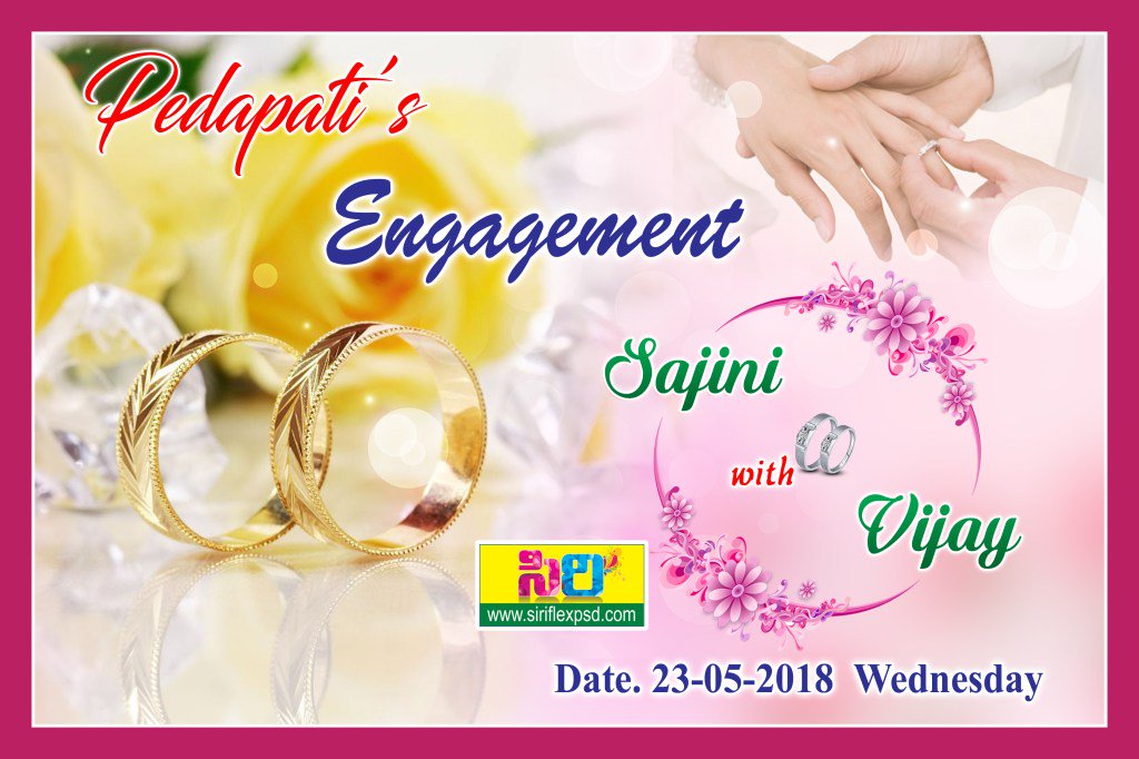 wedding flex banners naveengfx