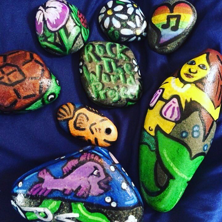R_T_W_P's tweet photo. Summer is Here &amp; One Of Our Artist Did A Colorful &amp; Amazing Job On These Beauties....#rockart https://t.co/vadDTEJ1jZ
