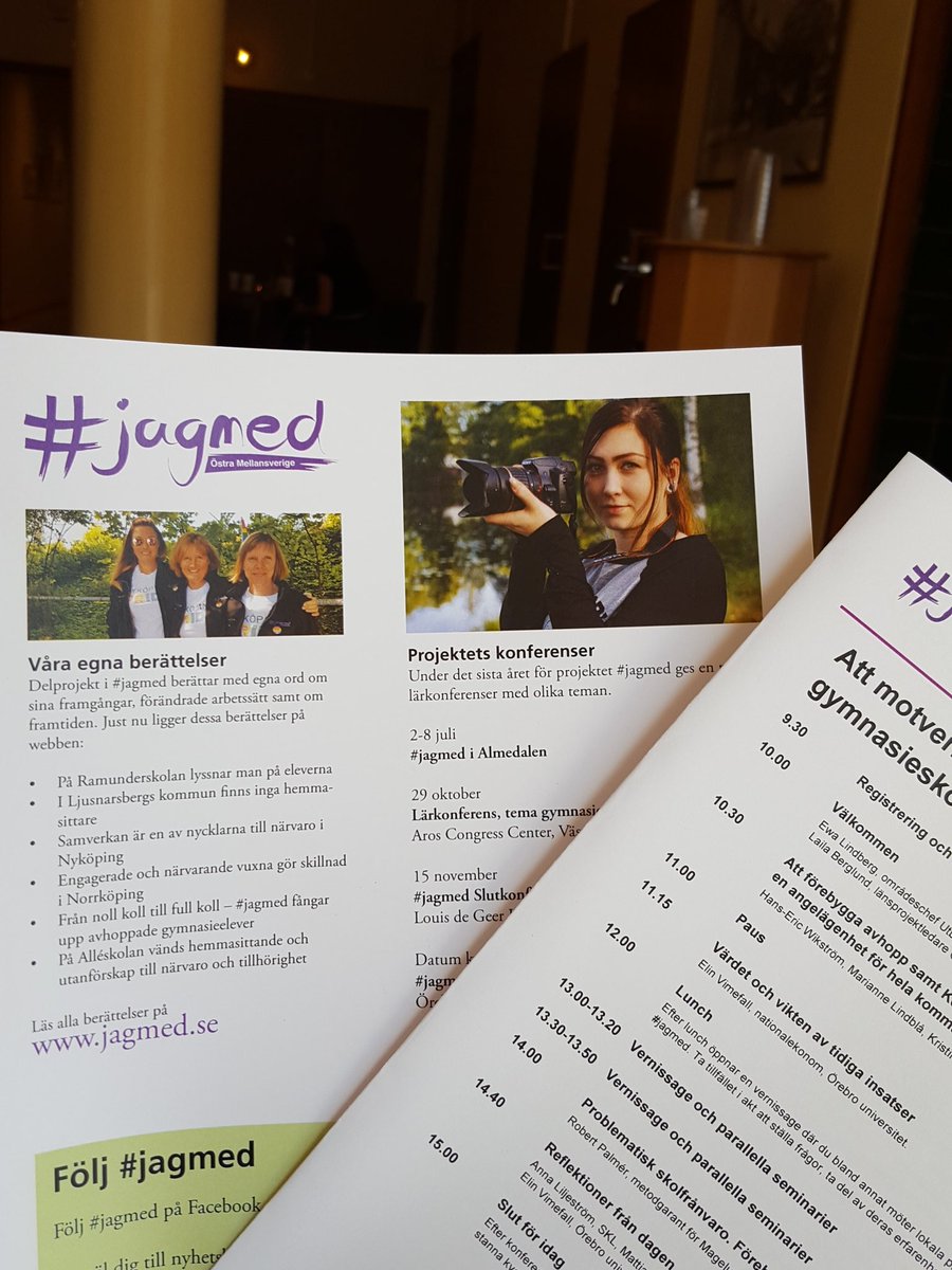 LudinJessica's tweet photo. Konferens i Örebro om att motverka studieavbrott. #jagmed #jagmed_sörmland #Nyköping https://t.co/0z4wSo2Flz