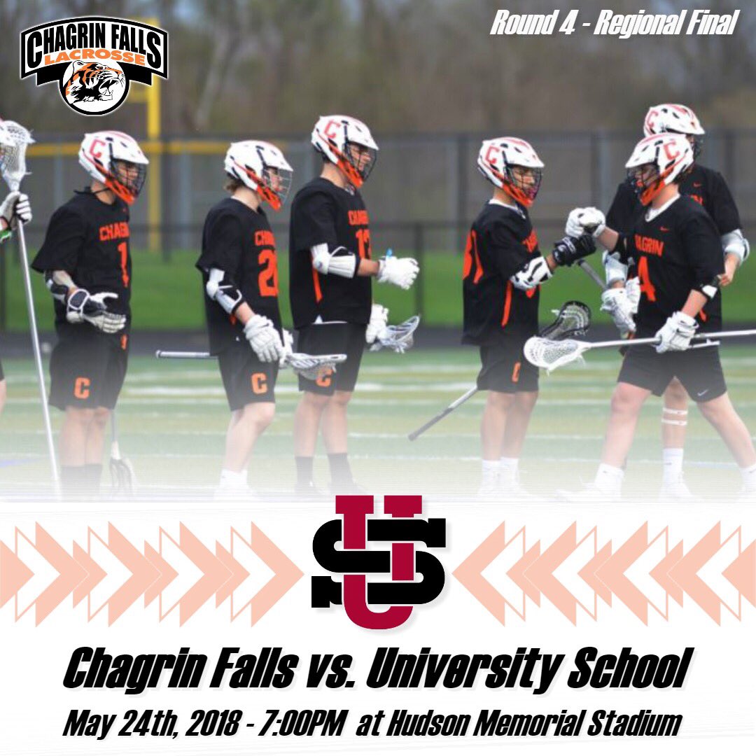 CFHSLacrosse's tweet photo. GAMEDAY!! REGIONaL FINAL @CFHSLacrosse vs @US_Preppers_Lax! @OhioBoysLax @NEOLacrosse https://t.co/YmZL6s9G5F