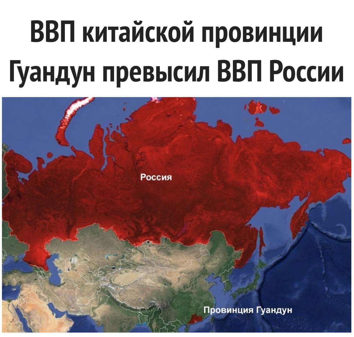 В чем выражается величие нашей страны. ВВП провинций Китая.