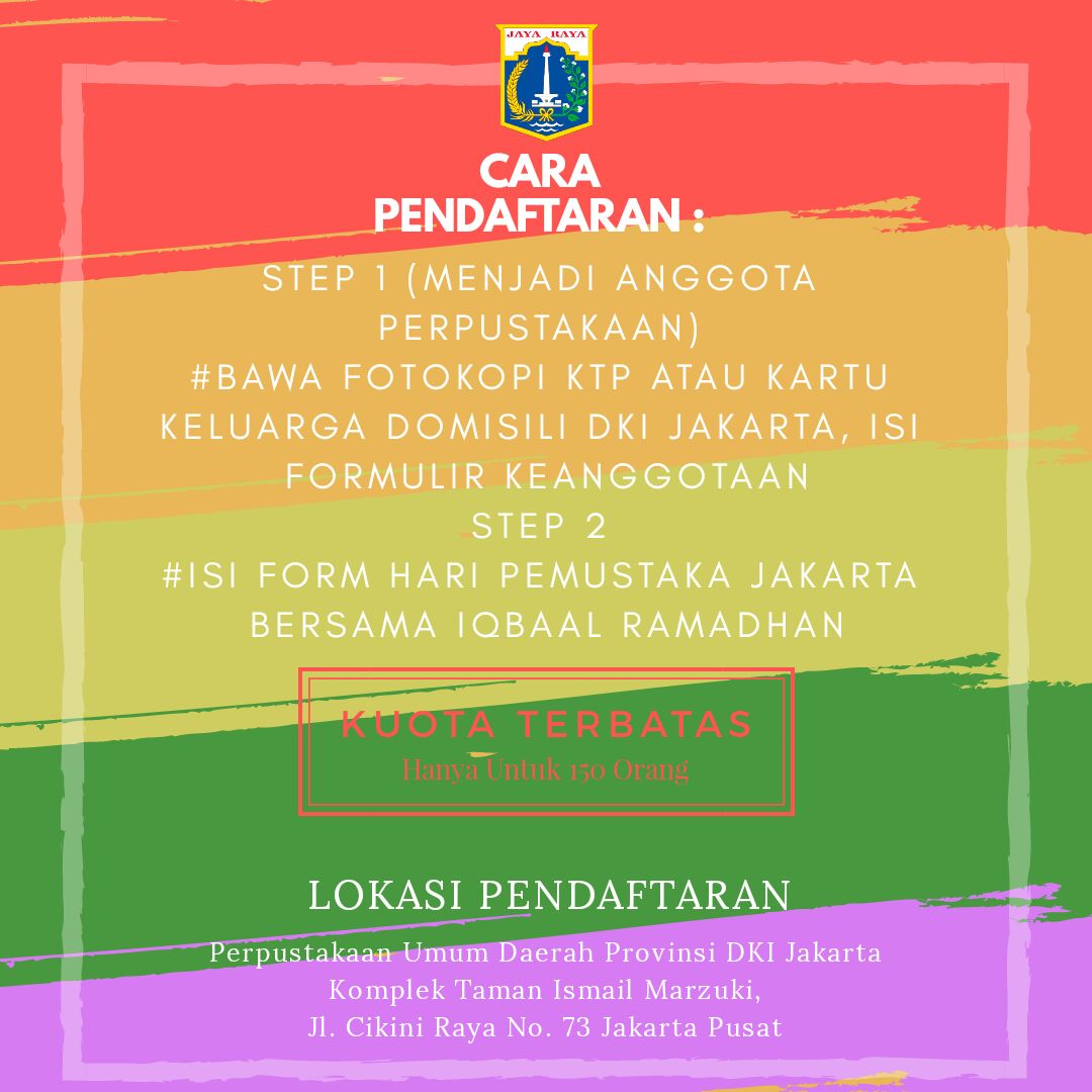 Pemprov Dki Jakarta على تويتر Yuk Ketemu Sama Iqbaal
