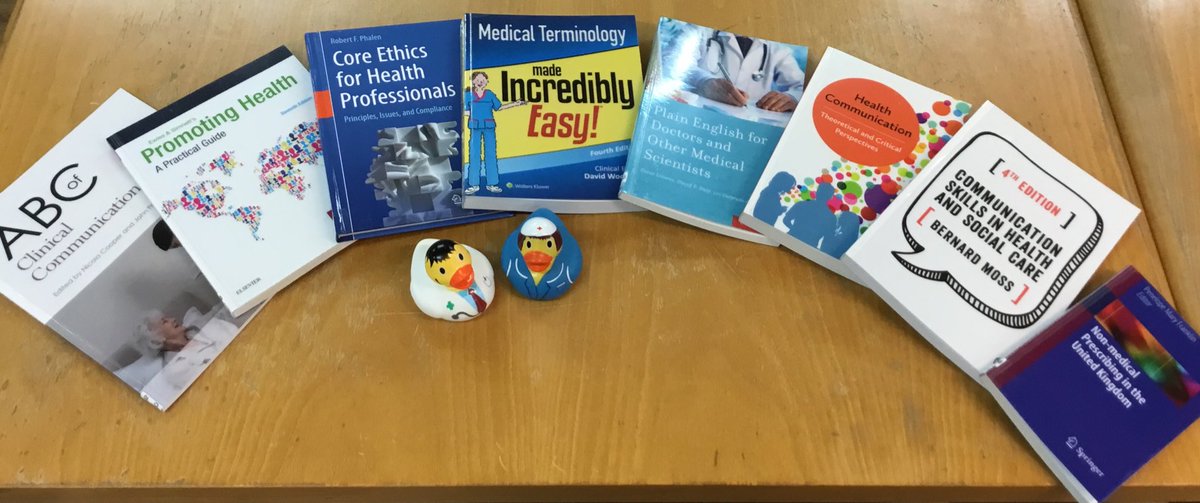 New books on #healthcommunication and more, now available at the library!