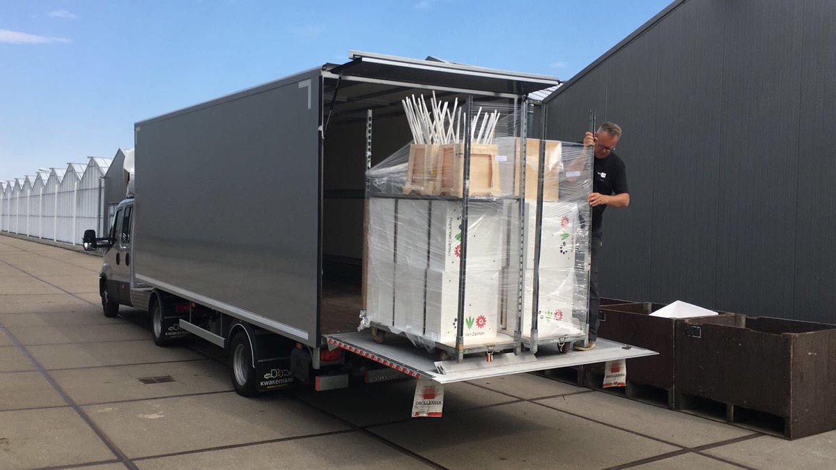 Part 2 of the preparations for the #dutchlilydays. All our decorations are being delivered.