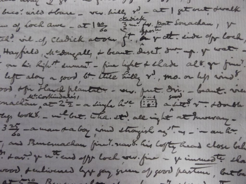 cur_trav's tweet photo. Our @cur_trav PhD student Kirsty is working on #AnneLister of @ShibdenHall’s C19th tours of Wales and Scotland. These passages from the diaries held at @wyorksarchives’ Calderdale office have never been transcribed in full #GentlemanJack @spiceyw https://t.co/fKS6b5PpT3