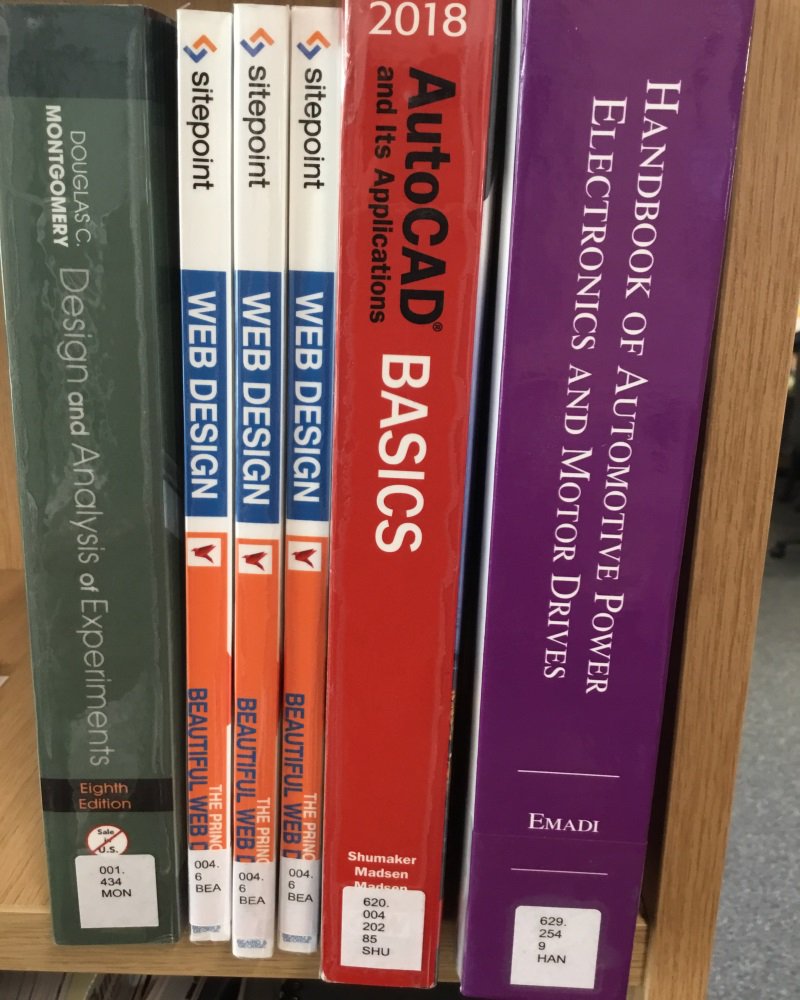 AldrichLib's tweet image. Extra copies/new titles for computing and engineering #engineeringbooks #computingbooks #academictextbooks