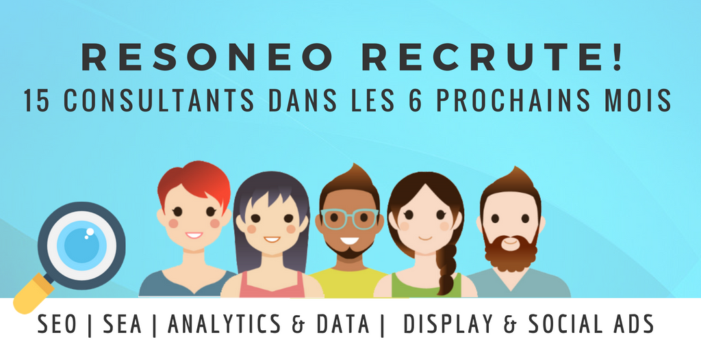resoneo's tweet photo. RESONEO recrute des consultants experts #SEO #SEA #Analytics #WebMarketing Rejoignez-nous 😀👍👉https://t.co/3oCQgSpYIn #Recrutement #i4emploi @i4Emploi #jobsearch https://t.co/pY0QnBtUKF