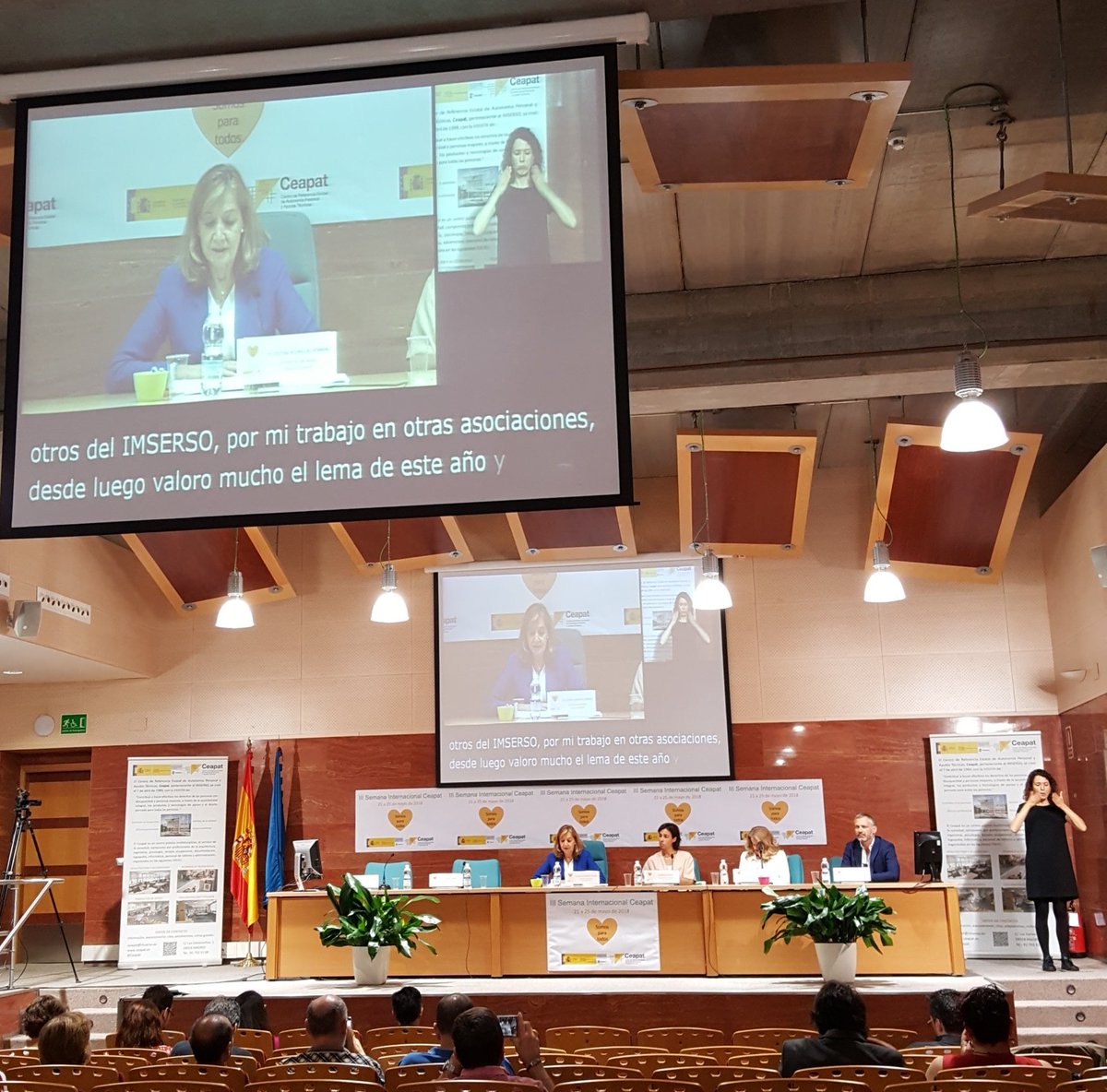 Emprendimiento accesible en la Semana Internacional #Ceapat18 .