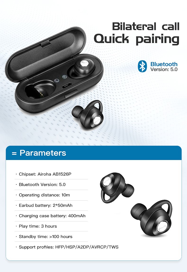 Jerryhan1021's tweet photo. #Losence #bluetooth_headphones Bluetooth 5.0 TWS earbuds with charging case, Come to inquiry.... https://t.co/5TeNOuGvT7