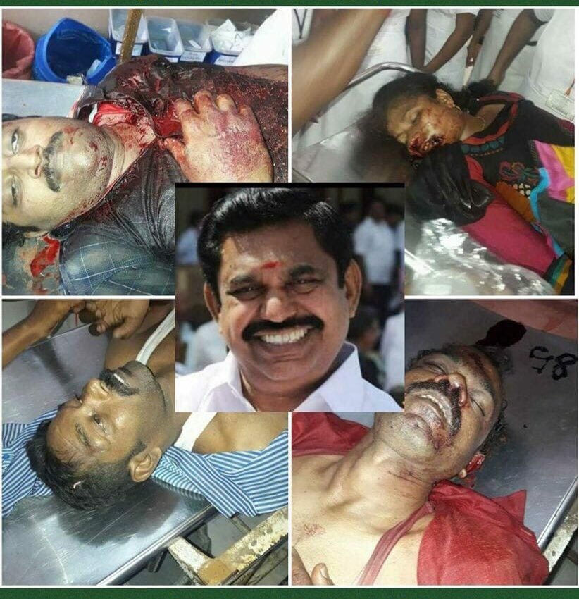 rajasundaraj's tweet photo. We must PRAY GOD to make sure @CMOTamilNadu family won’t live an Peaceful Life.#EncounterEdappadi #SterliteProtests #SterliteKillings #SterliteMassacre #GoBackModi #ChallengeAccepted https://t.co/Z4LgKv2sNy