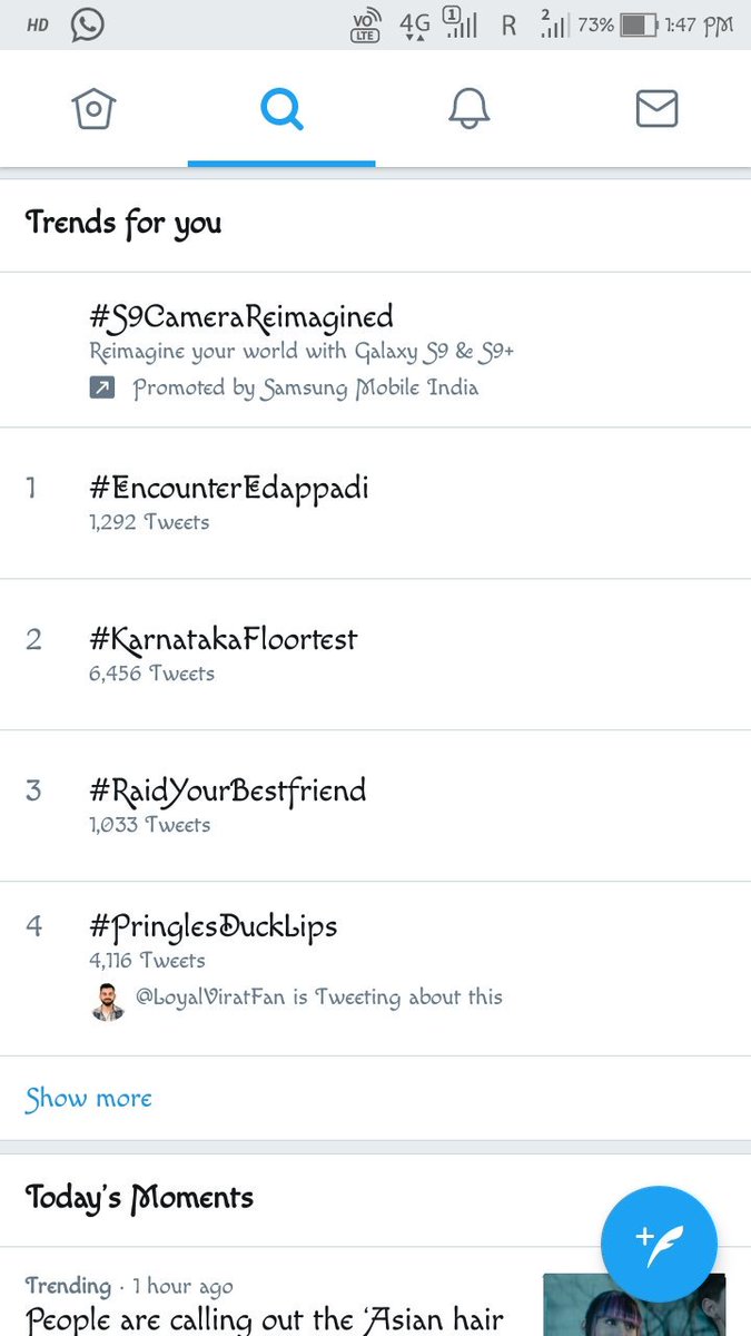 BhatSreesha's tweet photo. Guys come out with your tweets because
#EncounterEdappadi is trending now. 
He had just now waked up with the law for #ThoothukudiShooting . We're he was for the past two days???? @politics at there best https://t.co/FkK834FyFm
