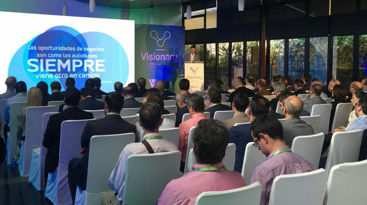 Arrancamos nuestra primera edición de Visionary 2018, con la bienvenida de nuestro CEO Gianni Cecchin <a href="/Giannicec/">Gianni Cecchin</a> ¡Bienvenidos! #visionarybyverne #weareVerne