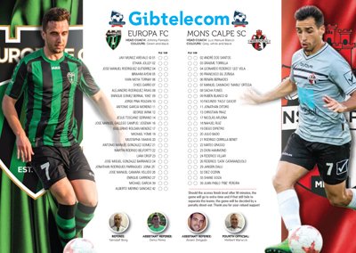 APEPublications's tweet photo. The @gibtelecom Rock Cup Final is getting ever nearer as @EuropaFC_Gib lock horns with @MonsCalpeSC - here's another look at some of what's included in the content-packed souvenir Matchday Programme... https://t.co/czNBppNjIZ