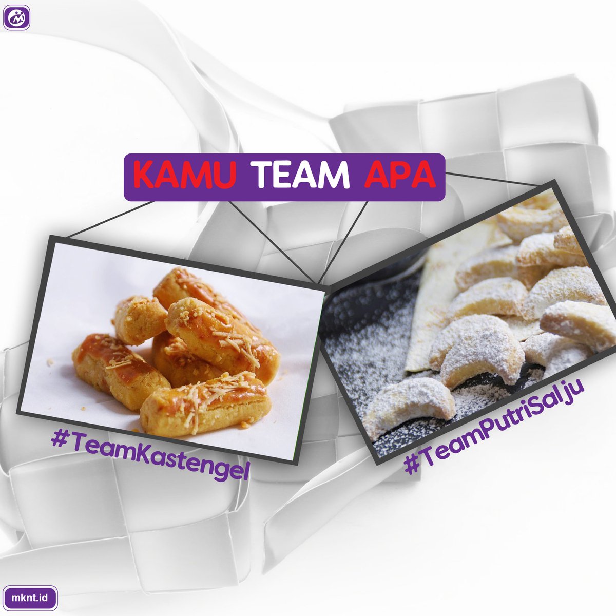 mknt_id's tweet photo. Lebaran memang moment yang dinanti, selain bisa silaturahmi dengan keluarga.. Kamu juga bisa menyantap beraneka macam kue khas lebaran.

Kalau kamu #TeamKastengel atau #TeamPutriSalju nih?

#Puasa #Lebaran #Ramadhan #Kue #Kastengel #PutriSalju #MKNT #MKNTID https://t.co/THJ3J9FrpB