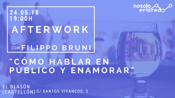 NoSoloEnLaRed's tweet photo. ESTA TARDE AFTERWORK CON FILIPPO BRUNI BY NOSOLOENLARED - https://t.co/QTpLRtK6mF https://t.co/dv9mkQXBVA