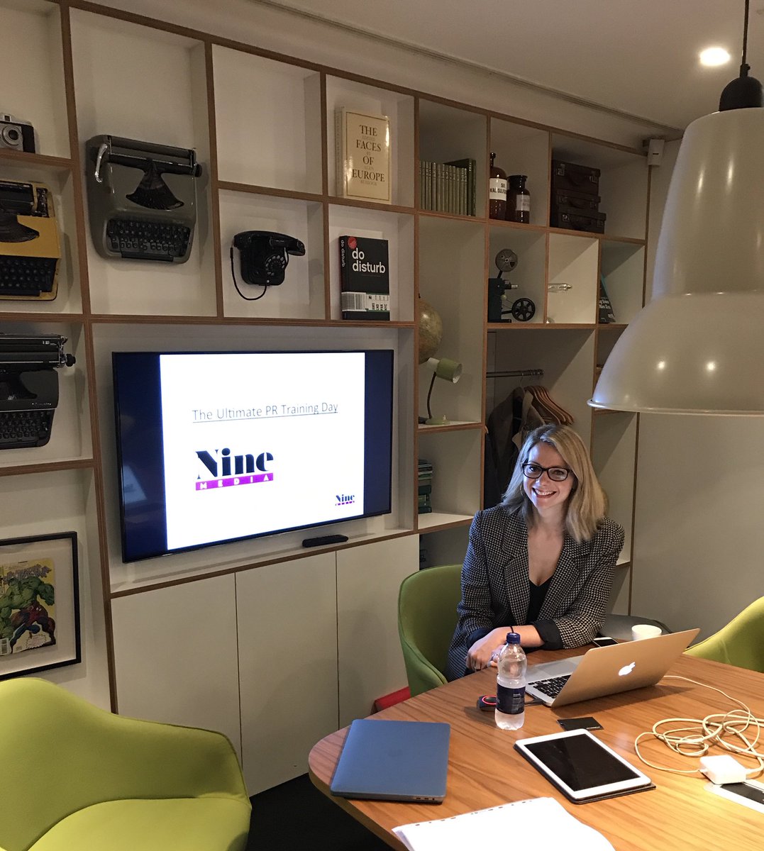ninemediauk's tweet photo. We’re all set for the best day of the month! #ultimatePRtraining day! With @_beckyhoward and @KarenAAttwood https://t.co/EzWQuqAbKE