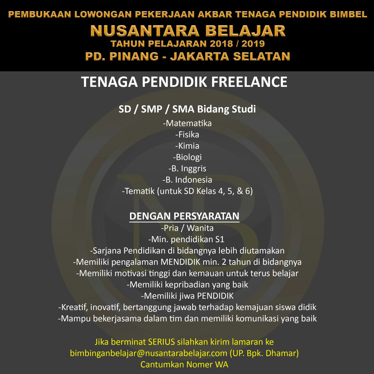 Freelance Home Care Jakarta Selatan