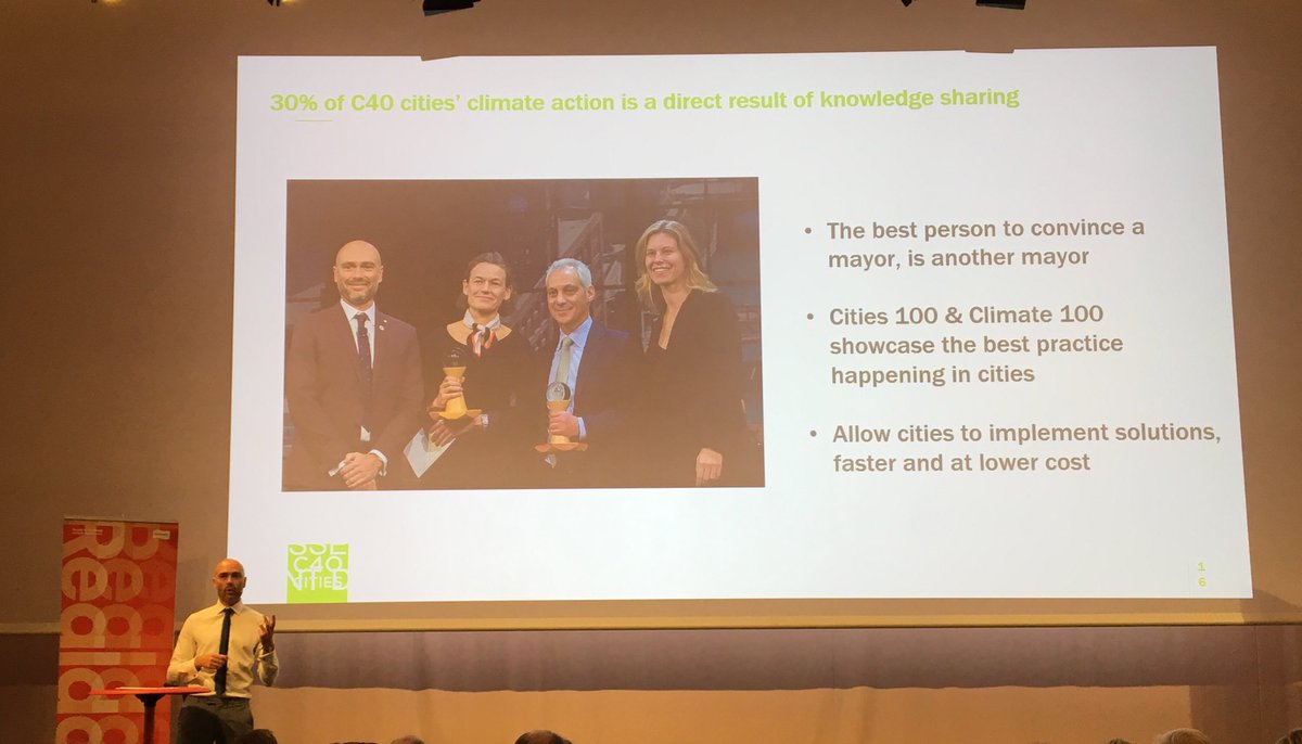 SorenHave's tweet image. “Allow cities to implement solutions, faster and at lower cost” – @MarkWatts40, @c40cities 👏#Klima100