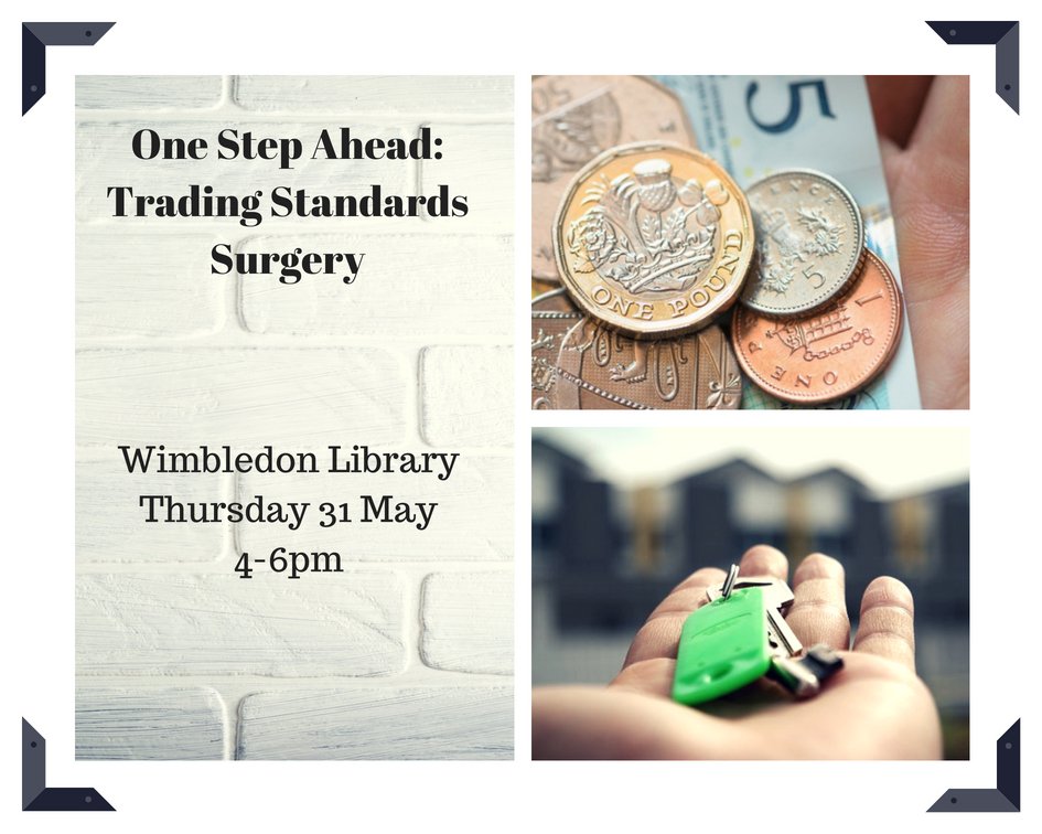 For the last day of Scam Awareness Month our local Trading Standards department will be at #Wimbledon Library to offer advice on doorstep crimes, scams and consumer problems. Just drop in for free information and guidance. #scamawareness #community