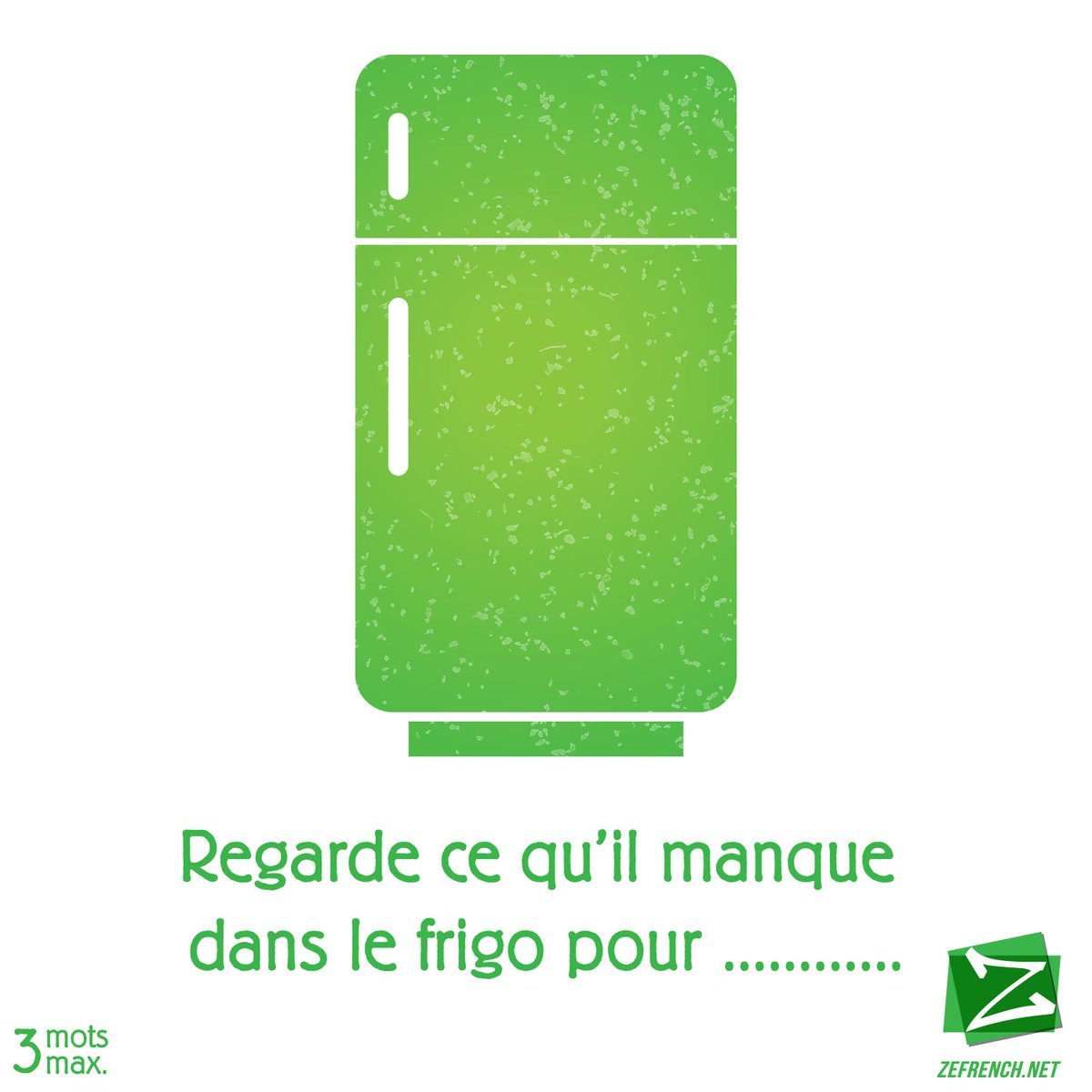 Qui aime cuisiner ? 🍱🍿🥗🍲🥘🎂🍰instagram.com/p/BjIVWjFgQ8K/… #zefrench #learnfrench #francais #frigo #frigovide #cuisiner #cuisineart #alleraumarché #shopping #fridge