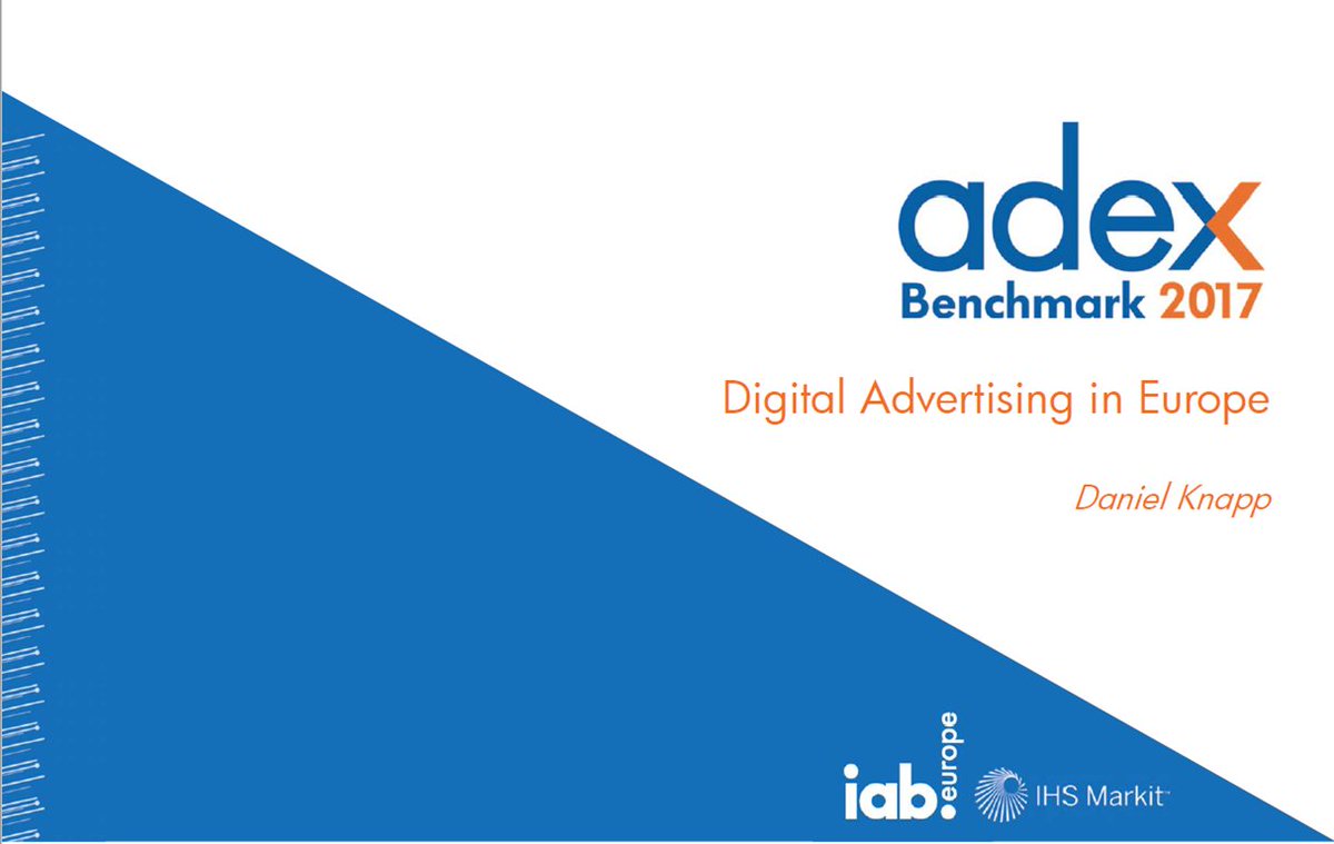 IAB_Spain's tweet photo. Ya está disponible el Adex Benchmark 2017 de @IABEurope
"The European digital advertising market grew 13.2% to €48bn in 2017"
#adex2017 #digitaladspend https://t.co/bftzvrO9gL https://t.co/ykjTyr59mB