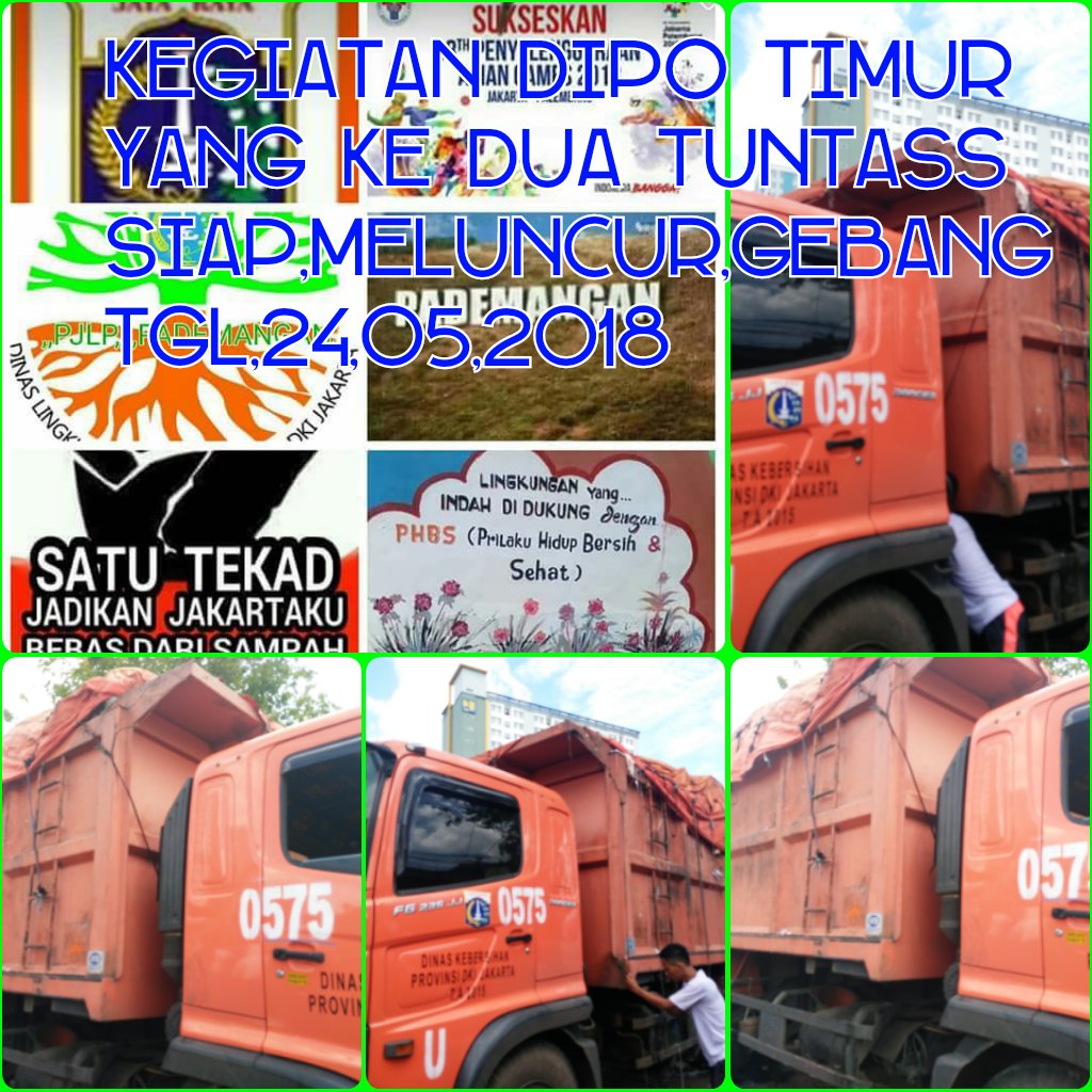 PedihB's tweet photo. Kegiatan yang ke dua dipo timur
#welovejakarta
#welovejakartadlhjakarta
#welovejakartadlhjakartautara
#welovejakartadlhpademangan
#hpsn2018
#hpsnjakartautara 
#hpsnkecamatanpademangan
#tigabulanbebassampah #lesswasteeventpengangkutan
#dlhjakartautara
#dlhpademangan
#bersihbisakok https://t.co/8vDem2MwR6
