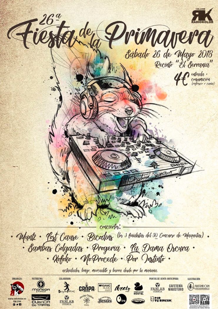 ¡Ya tenemos el cartel de este sábado! #CUENCA os esperamos a todos 🤘🤘🤘🤘