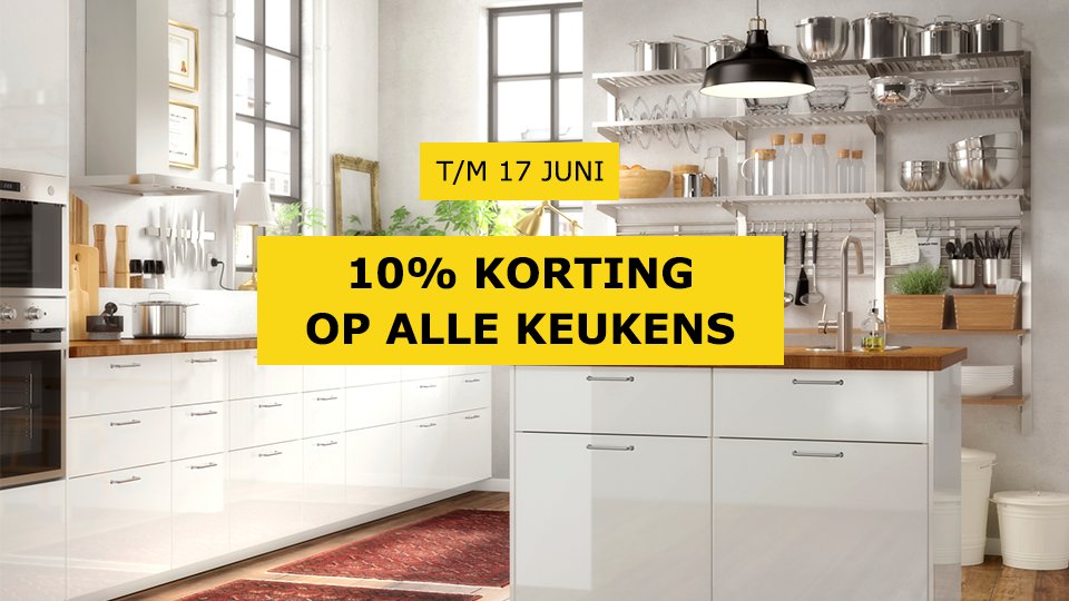 tekort spanning verbanning IKEA Nederland on Twitter: "Klaar om je droomkeuken te kopen? T/m 17 juni  ontvangen #IKEA FAMILY leden 10% korting op alle keukens met uitzondering  van keukenapparatuur. https://t.co/iKCH8qBSQs https://t.co/QWhSx2aYkw" /  Twitter
