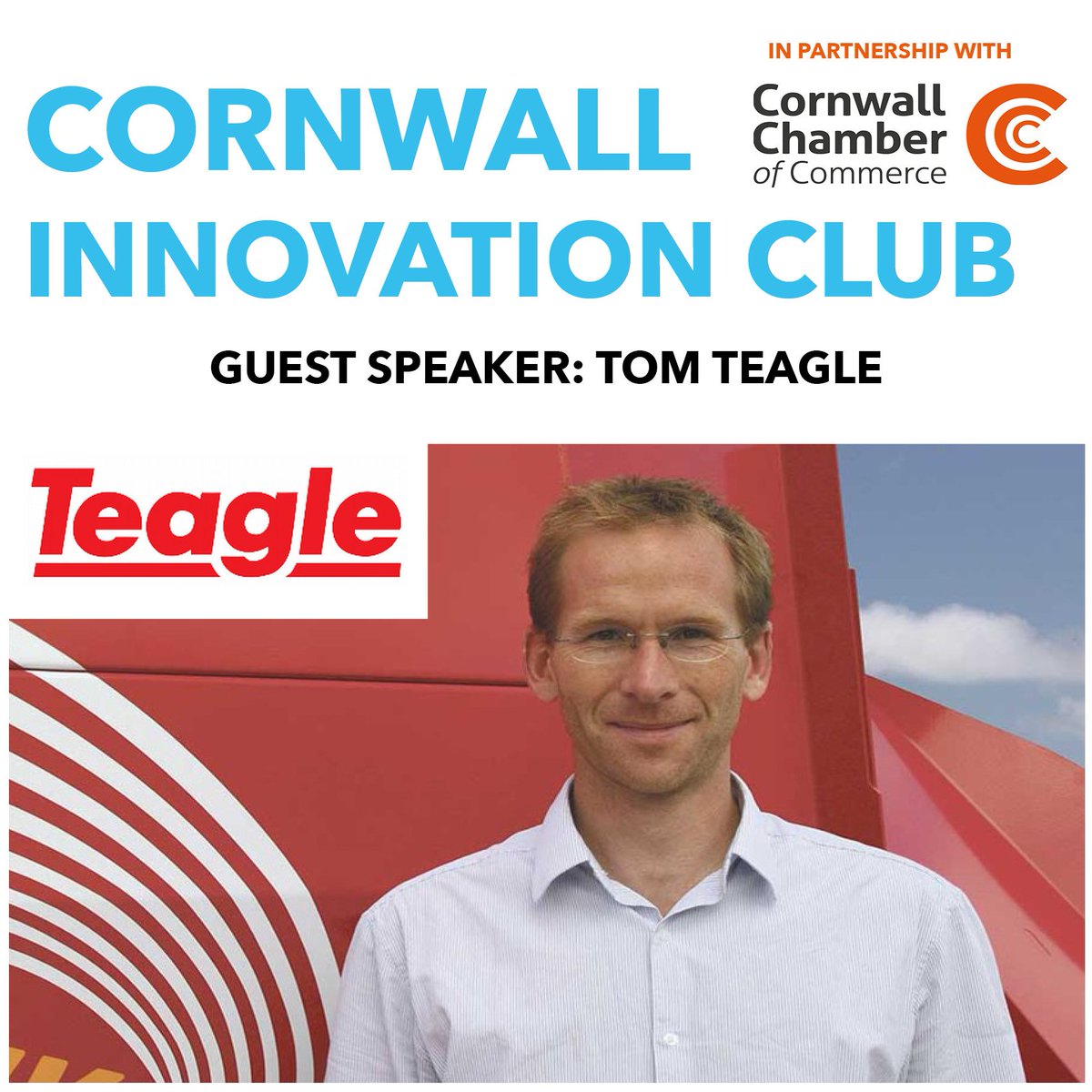 We're looking forward to welcoming Tom Teagle of <a href="/TeagleMachinery/">Teagle Machinery</a> at our next Cornwall Innovation Club in partnership with <a href="/cornwallchamber/">Cornwall Chamber</a>. Register for your place: eventbrite.co.uk/e/ati-cornwall… #networking #cornwall #innovation