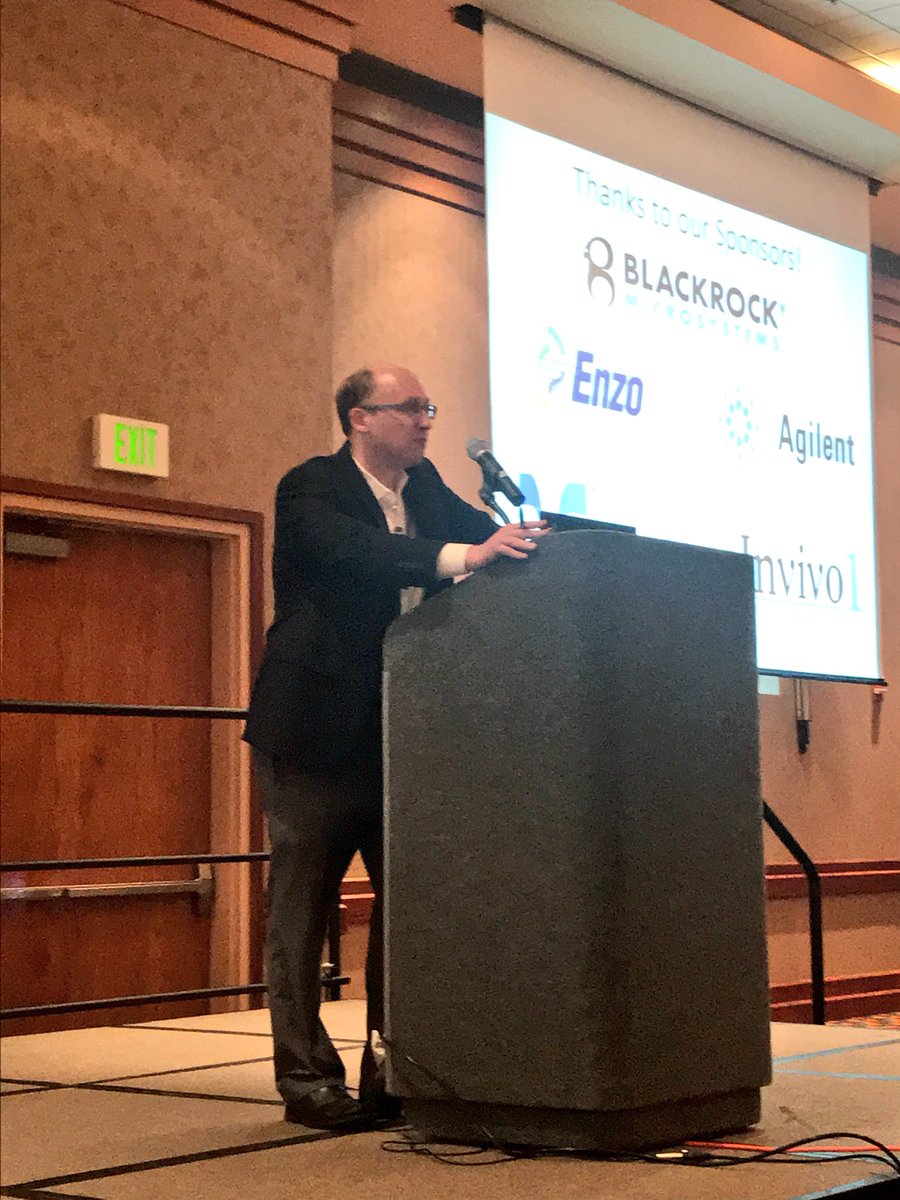 Triangle_SfN's tweet photo. Chapter Prez Dr. John Meitzen of @NCSUBioSci welcoming the crowd to our 4th @Triangle_SfN Spring Meeting! #TriangleNeuro https://t.co/kMykVgWHNY