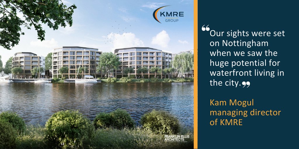 KmreLtd's tweet photo. We are delighted to announce the purchase of #TheYachtClub site on the banks of the River Trent in #Nottingham 81 exclusive waterfront apartments will be delivered to a high specification – contact us for more information https://t.co/4XC76XyiWL