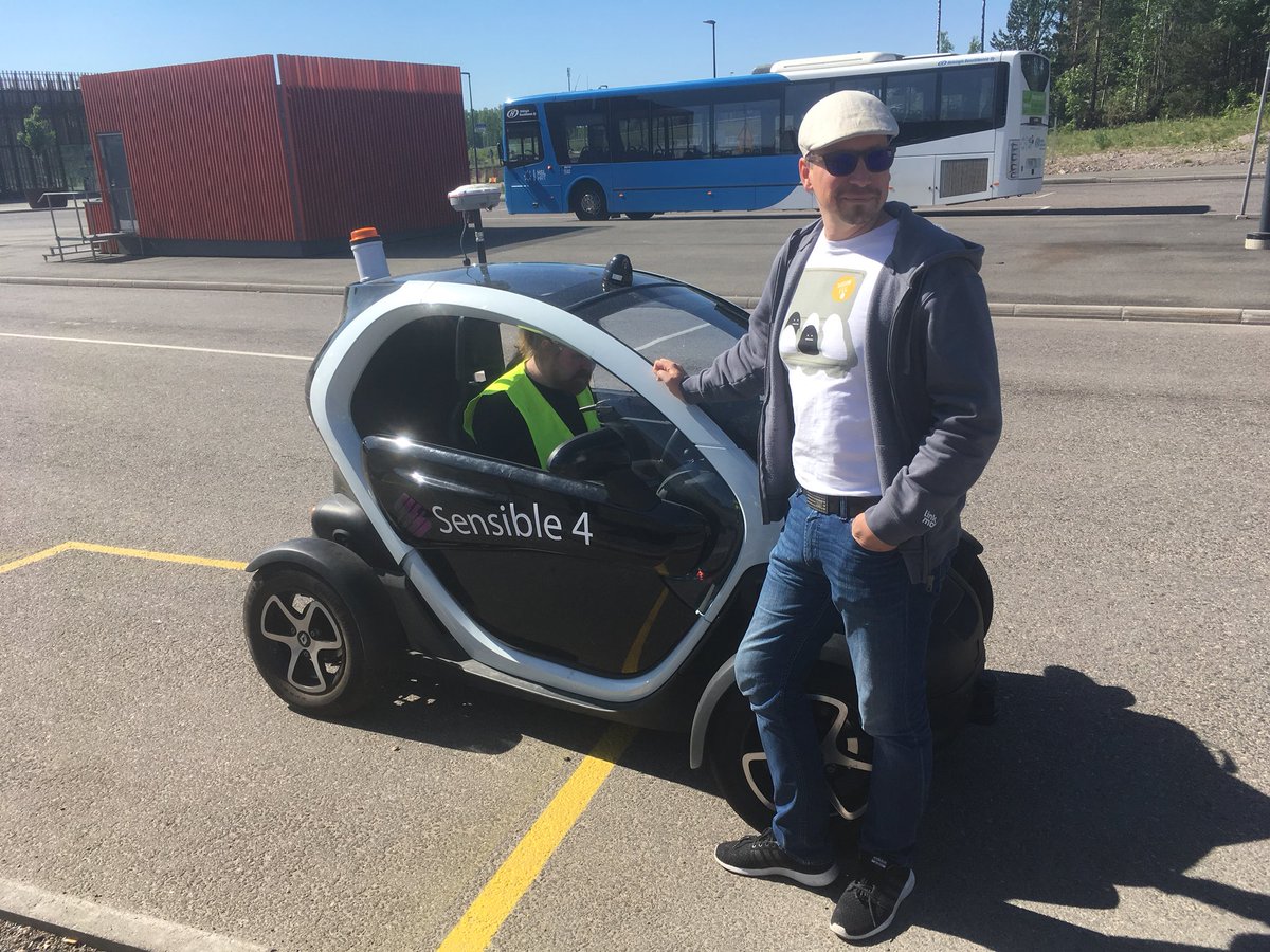 joonakallio's tweet image. Got a ride in a #autonomous #robocar made by #Sensible4. This snappy little test car is making test rounds in #Kivikko, improving it’s driving every day. Follow @Sensible4ltd for the latest info of their progress!