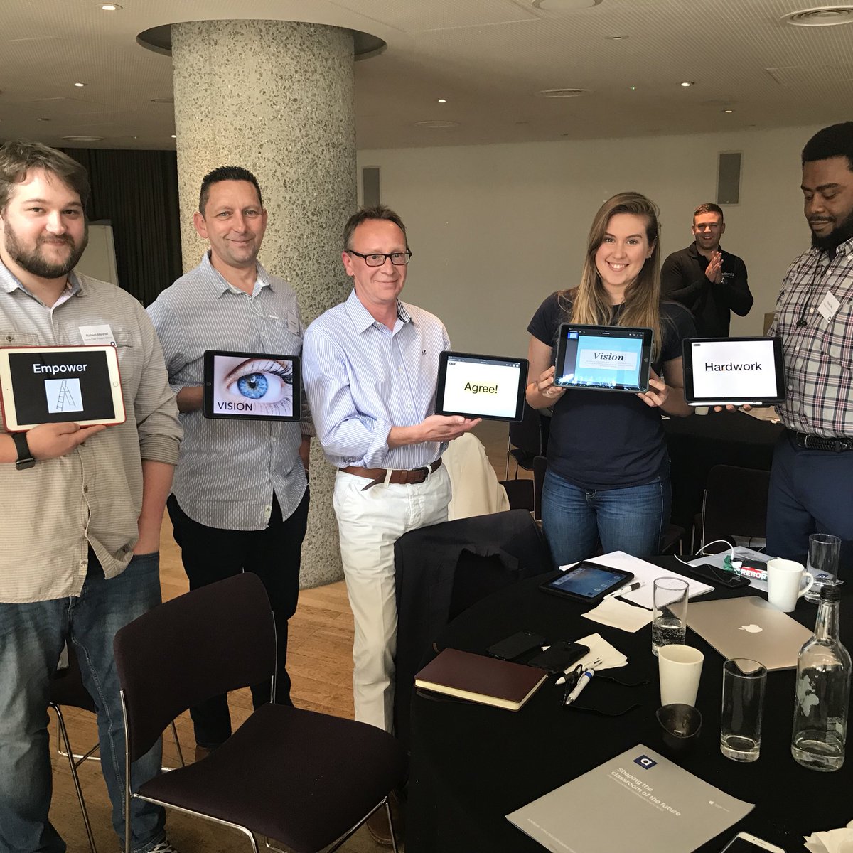 AcademiaGroup's tweet photo. Key words from todayβs #AcademiaEvent @MuseumofLondon with @krowdrah @deepexperience1 @ChristallaJ @hgalearning @tomagreenEDU https://t.co/N5CIFTzdRz