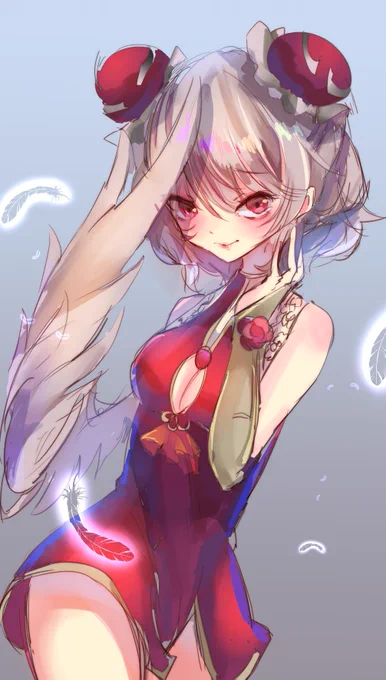 #深夜の真剣お絵描き60分一本勝負照れ隠しサグメ様 